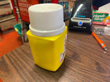 Vintage 1980s King-Seeley The Smurfs Yellow Lunchbox Thermos USA Made