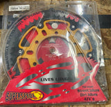 SUPERSPROX STEALTH REAR SPROCKET RST-1875:49-GLD YZF R6 600 03-10 YAMAHA