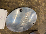 BIG DOG MOTORCYCLES 3 HOLE DERBY CLUTCH COVER BDM LOGO CHOPPER POLISHED