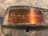1982 Dealer Award gold plated Air cleaner cover Shovelhead Vtg Harley Ham can!