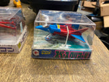 Vtg Space Clear go Bullmark Robot Transformer Prototype Eida Grip Japan Orig Box