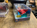 Vtg Space Clear go Bullmark Robot Transformer Prototype Eida Grip Japan Orig Box
