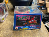 Vtg Space Clear go Bullmark Robot Transformer Prototype Eida Grip Japan Orig Box