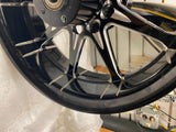 Custom Black Rear mag wheel 2009^ Harley Touring FLH Bagger 6x18 PM SMT Billet!