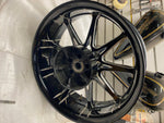 Custom Black Rear mag wheel 2009^ Harley Touring FLH Bagger 6x18 PM SMT Billet!