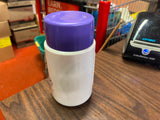 Vintage 1990 Mattel Inc Barbie Lunchbox Plastic Thermos purple Cup