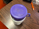Vintage 1990 Mattel Inc Barbie Lunchbox Plastic Thermos purple Cup
