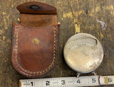 1916 Eastern CArbon Works Vtg Tools STERLING Amps Gauge Meter 0-35 Pocket Pouch!