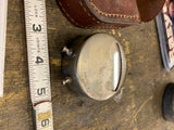 1916 Eastern CArbon Works Vtg Tools STERLING Amps Gauge Meter 0-35 Pocket Pouch!