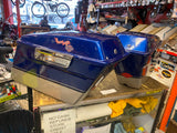 OEM Factory Saddlebags Harley Touring Ultra Classic Glide King 93-13 Blue silver