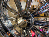 Chrome Custom Mag Wheel 16x5 Hard Luck Harley Chopper Softail New!