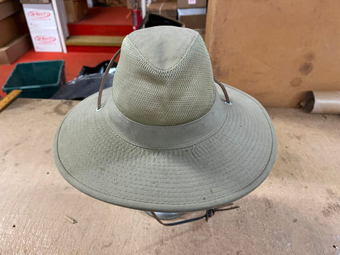 Dorfman Pacific GREEN HAT DPC Vented Rim Fishing Hiking Outdoor Hat 100% Cotton