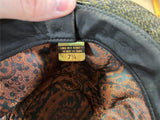 Vtg United Hatters Cap Millinery Wool Blend Fedora Hat Mens Size 7 1/4