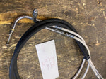 Pair 39" Throttle Cables Harley Sportster Dyna Softail Touring 1996^ Braided SS