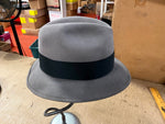 Vintage 1950s Made In USA Stevens Beaver Blend Waterway Progressed Hat Sz 6 3/4