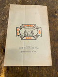 1900 antique F.E. Myers Spray Pumps catalog Agriculture Farm Advertising Sign!