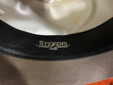 Vintage 1950s Made In USA Stevens Beaver Blend Waterway Progressed Hat Sz 6 3/4