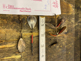 Vtg G M Skinner fishing lures Spinnerbaits Pfluege tandem feather tail Bass Pike