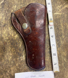 Vtg 1940's WW2 923 H H heiser Revolver Holster Leather s&w 38 special Police MP