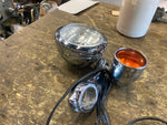 Passing Lamps Spotlights Harley Sportster Dyna 39mm Fork OEM Chrome Running ligh
