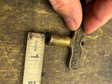 vtg brass valve key Columbus Oh Gas Light Steam Heat Clock Windup Radiator Squar