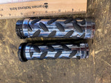 OEM Harley Diamond Plate Grips Sportster Dyna FXR Softail Touring Chopper Cable