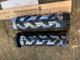 OEM Harley Diamond Plate Grips Sportster Dyna FXR Softail Touring Chopper Cable