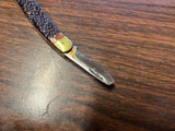 Vintage Kabar Peachey 3-Blade Folding Pocket Knife Stag Handle