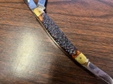 Vintage Kabar Peachey 3-Blade Folding Pocket Knife Stag Handle