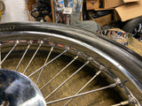 Spool Hub Mini disc Brake Chopper Stopper Hallcraft Front Wheel 19" Springer Gir
