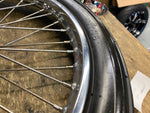 Spool Hub Mini disc Brake Chopper Stopper Hallcraft Front Wheel 19" Springer Gir