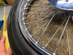Spool Hub Mini disc Brake Chopper Stopper Hallcraft Front Wheel 19" Springer Gir