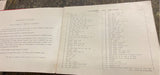 Antique Printing Press Catalogue Book Brochure parts 1800's Babcock Manufact Co