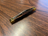 Vintage Kabar Peachey 3-Blade Folding Pocket Knife Stag Handle
