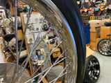 Spool Hub Mini disc Brake Chopper Stopper Hallcraft Front Wheel 19" Springer Gir