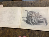 Antique Printing Press Catalogue Book Brochure parts 1800's Babcock Manufact Co
