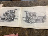Antique Printing Press Catalogue Book Brochure parts 1800's Babcock Manufact Co
