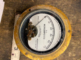 vtg Burlington Model 331 panel meter Microamperes 50amp Guage USA