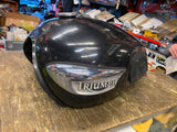 Triumph Bonneville T100 T120 Gas fUEL Tank Emblems Pads Clean inside Motorcycle
