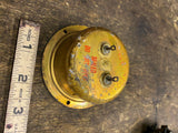 vtg Burlington Model 331 panel meter Microamperes 50amp Guage USA