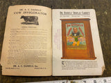 antique veterinary medicine pamphlet titled Our Money Makers Cows Sheep Swine!