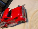 Vtg 1956 Pressed Steel Tonka No.46 Suburban Pumper Fire Truck Tin toy Hydrant!