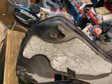 Triumph Bonneville T100 T120 Gas fUEL Tank Emblems Pads Clean inside Motorcycle