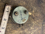 vtg Shurite A.C. Amperes  panel meter 0-5 amps 2" Guage USA 20's Steampunk