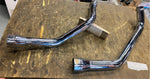 NOS Custom Exhaust Pipes Harley Shovelhead FX Superglide Low Rider Wide Glide!