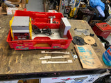 Vtg 60's Mattel Real Power Shop Woodworking Jr Tools Toy Educational Metal Works