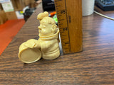 Vintage Monk Friar Band White Resin Figure 3"