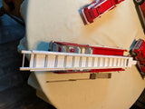 Vtg 70's Pressed Steel Tonka Aerial Ladder Fire Truck Engine Tin toy Orig 18"