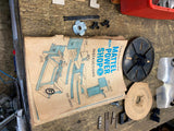 Vtg 60's Mattel Real Power Shop Woodworking Jr Tools Toy Educational Metal Works