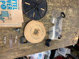 Vtg 60's Mattel Real Power Shop Woodworking Jr Tools Toy Educational Metal Works